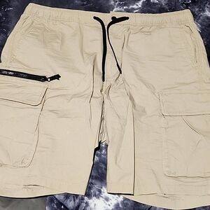 Beige Cargo short